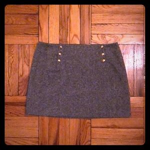 MADEWELL Tweed Wool Blend Leonie Sailor Mini Skirt